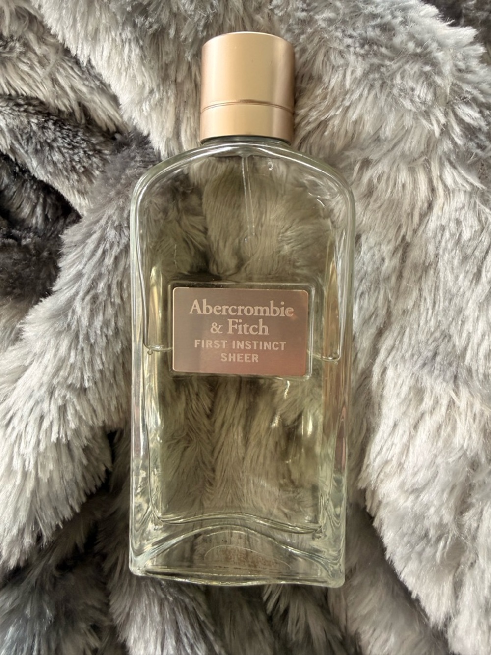 Abercrombie & Fitch bottle 3/4 full First Instinct